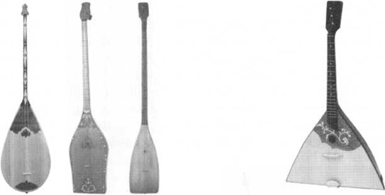 Varietà di dombra kazaka e balalaika russa Image