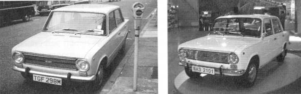 Fiat 124 e la VAZ-2101 (“Zhiguli”) Fiat 124 e la VAZ-2101 (“Zhiguli”)